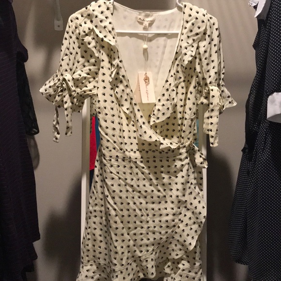 For Love & Lemons Sweetheart Wrap Mini Dress - Picture 3 of 5